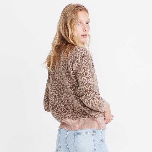 Madewell Pink and Brown Crew Neck Sweater - Picture 8 of 16